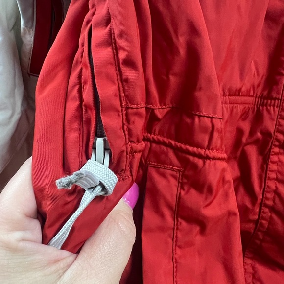 Y2K vintage Limelight Ski Jacket Shell Red and White Sz M - Picture 5 of 15